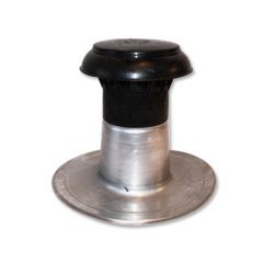 Alu Ontluchting dubbelwandig rond 70-80mm