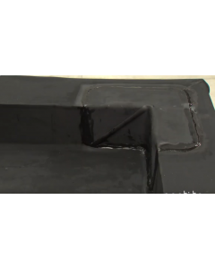 EPDM coin préformé 90°